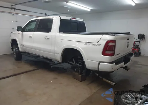 2020 Ram 1500 Laramie 4X4 5'7 Box z USA, uszkodzony, nr VIN 1C6SRFJT6LN325969